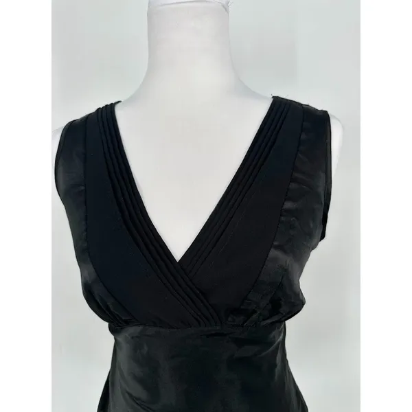 Vintage Y2K Babydoll Tie Back Top Size Small Black Fairy Grunge Whimsygoth Emo‎ - Image 2