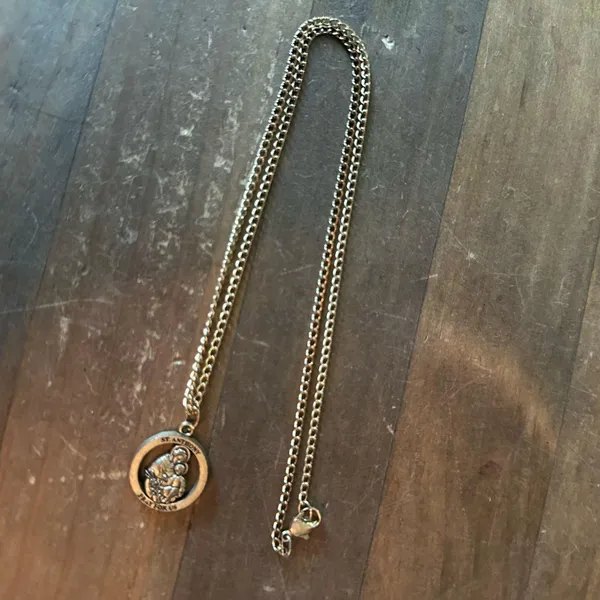 St. Anthony Pray For Us pendant necklace - Image 2