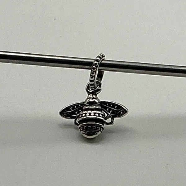 Pandora 398840C01 Sparkling Queen Bee Pendant Sterling Silver CZ Retired - Image 2