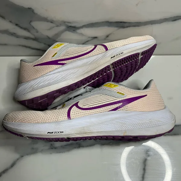 Nike Air Zoom Pegasus DV3854 Guava Ice/Vivid Purple Running Shoes Sz 9 Athlete - Image 7
