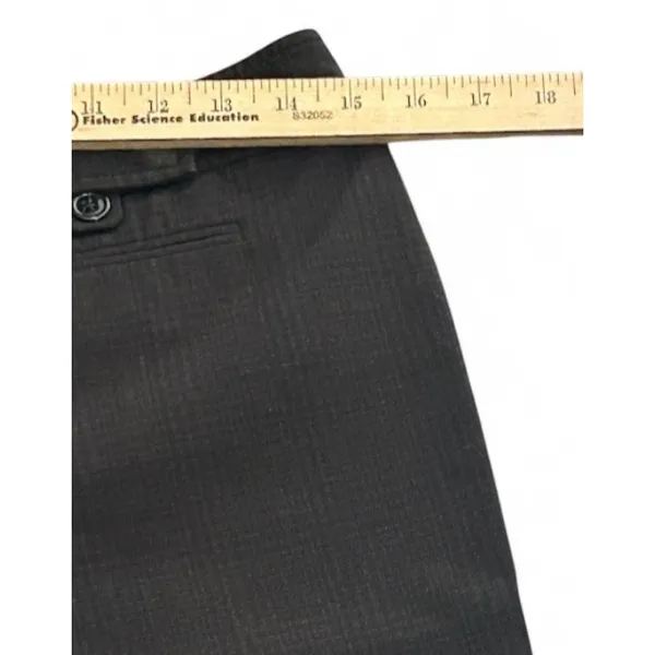 Ann Taylor‎ Signature Dark Gray Wide Leg Dress Pants Business Office 4 Petite - Image 4