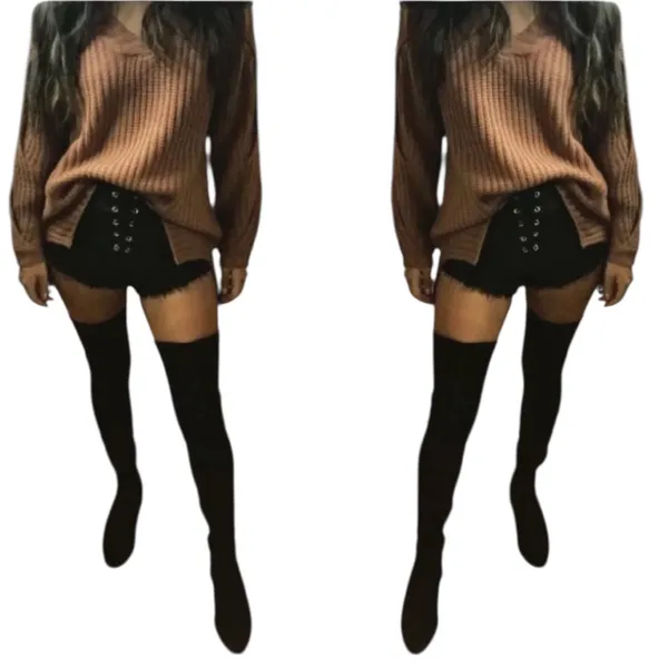 Dolce Vita microsuede black Over the knee thigh high minimalist luxe boots 8 - Image 12