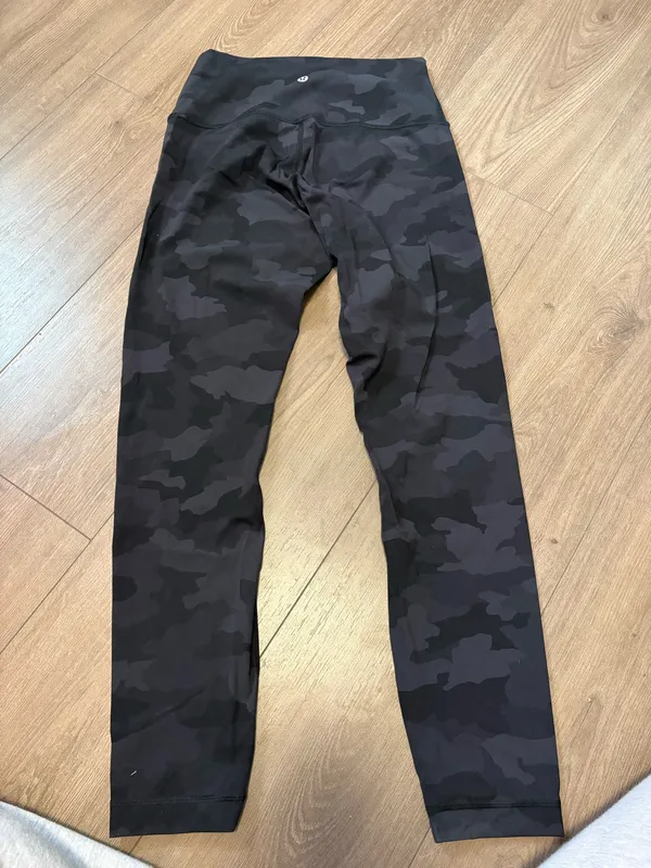 Lululemon Leggings Wunder Under Camo Black - Image 2
