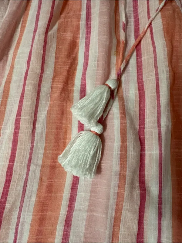 NWT roller rabbit xs Hampton tunic pink white - Image 4