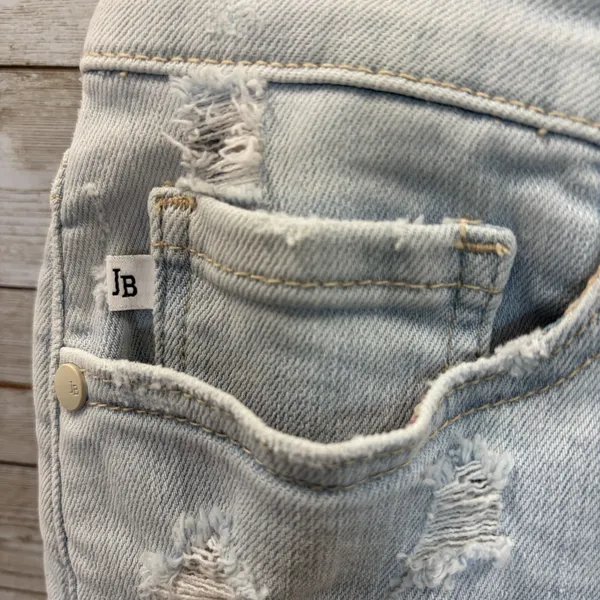 Judy‎ Blue Womens M Shorts Aztec Pockets Peek Patches Cuffed High Rise JB150137 - Image 5