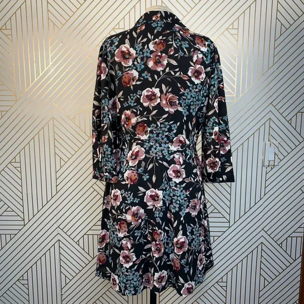 Lulus‎ Such a Beauty Black Floral Button-Up Dress - Image 8