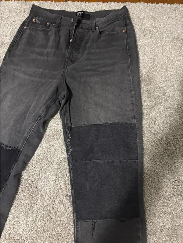 BDG Patchwork Black Jeans - Image 4