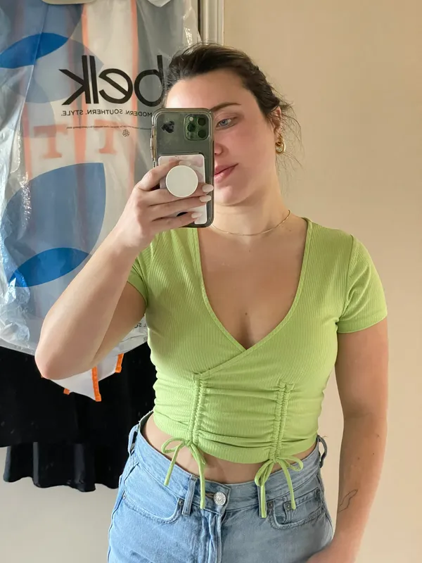 PacSun Green Crop Top - Image 2