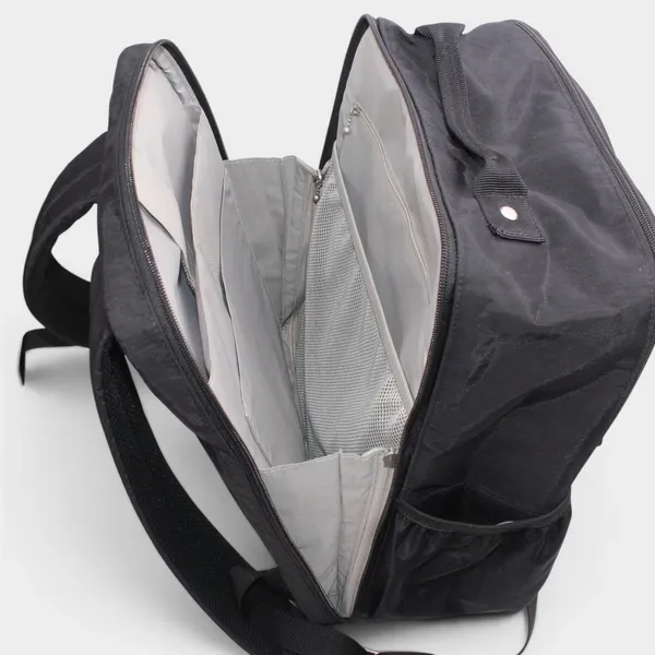 Baggallini Everyday Laptop Backpack Black RFID Travel Work Bag - Image 8