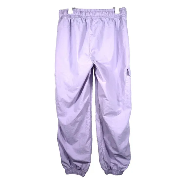 Old Navy Women’s HighWaisted AnkleZip Cargo Joggers Lavender Size Large Nylon - Image 4