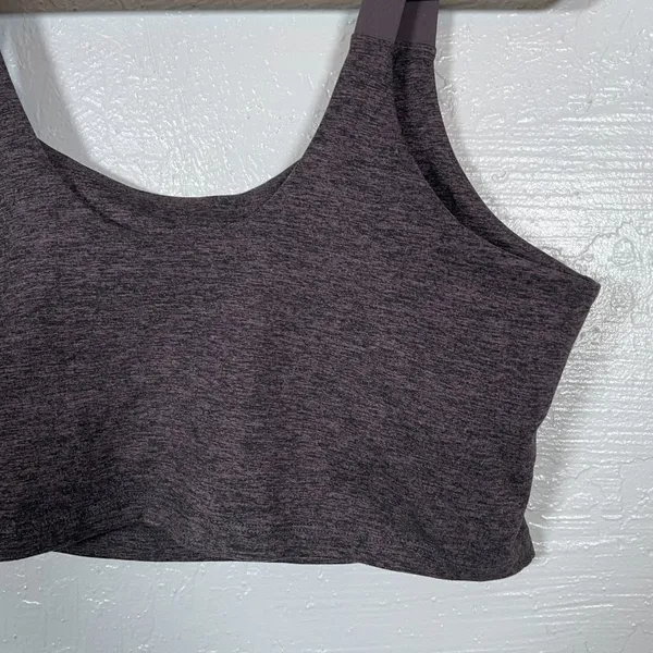 Offline by Aerie Women L Heather Purple Bralette Recharge Least Support No Pads - Image 5