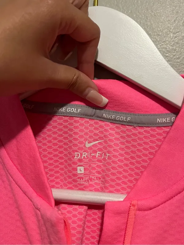 Nike Women’s Hot Pink Sleeveless Dri-FIT Tank - Image 4