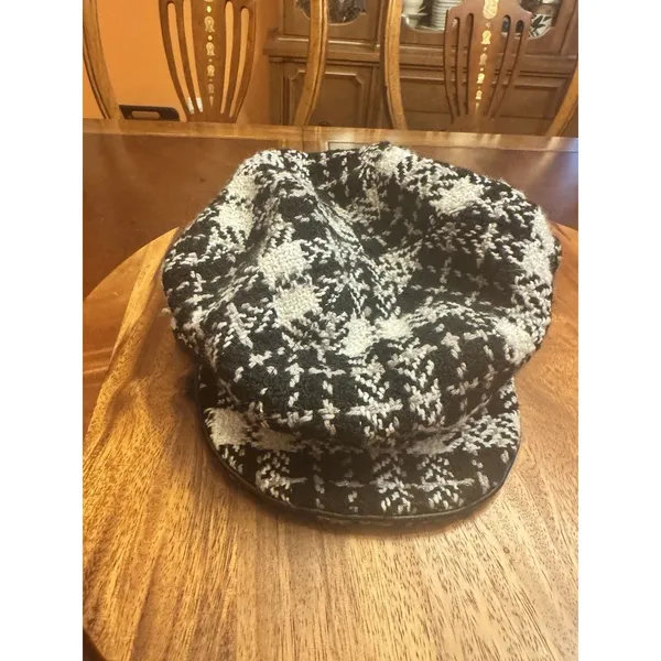 Banana Republic Wool Blend Newsboy Paperboy Newsie Flat Cap Hat Medium Large - Image 7