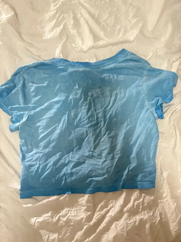 Blue Wild Fable V-Neck Crop Top - Image 2