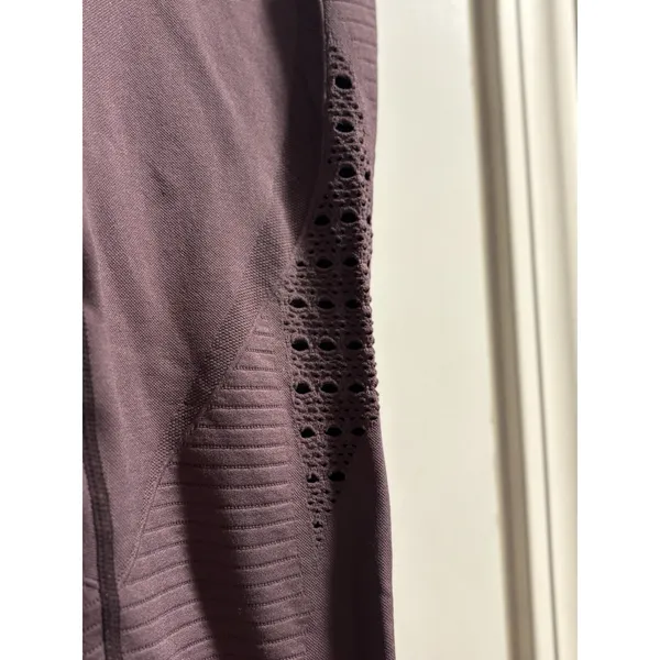 Gymshark Energy+ Seamless Leggings Womens XS‎ Purple Excellent High Waist Eyelet - Image 3