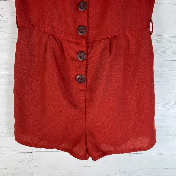 Liz Minelli sienna romper front button size XL juniors - Image 3