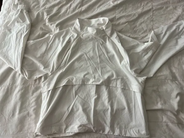 MP Apparel cropped windbreaker White - Image 4