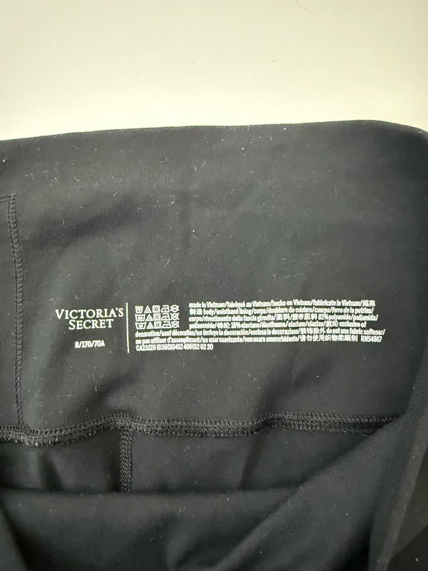 Victoria’s Secret Black Cropped Leggings High Rise 25” Skinny Athletic - Image 7