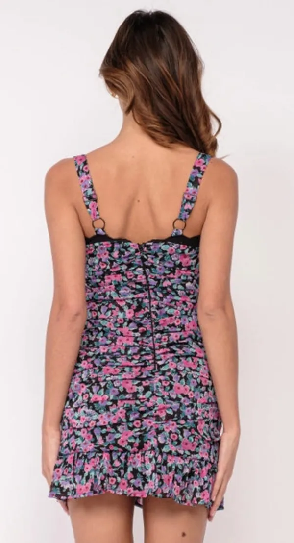 Isabelle’s Cabinet Sky To Moon Floral Bustier Dress - Image 4