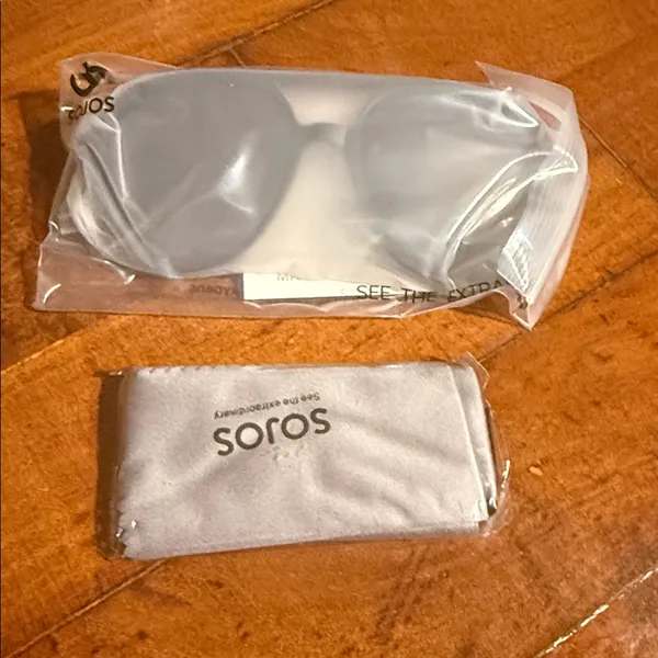 Sojos Black and gray unisex Sunglasses - Image 3