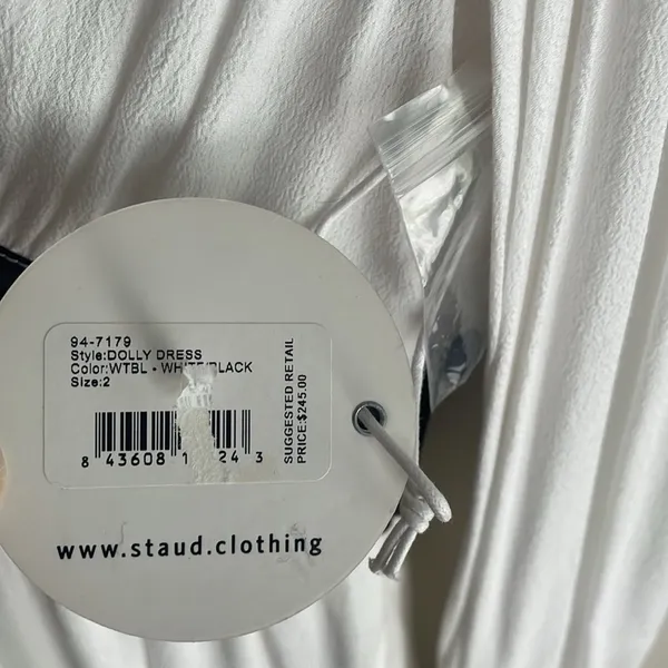 Staud Dolly Long-sleeve Dress White - Image 10