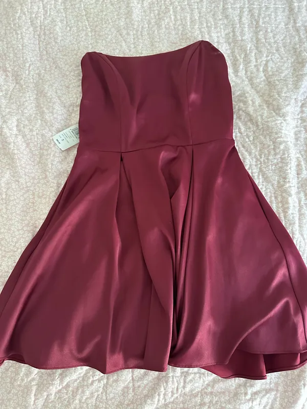 Windsor Paola Strapless Twill Dress Size 6 - Image 3