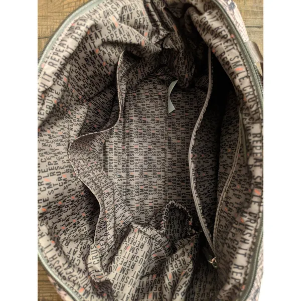 EUC Stella & Dot Crush It Snake Carry On Overnight Weekender Tote Travel Bag - Image 11