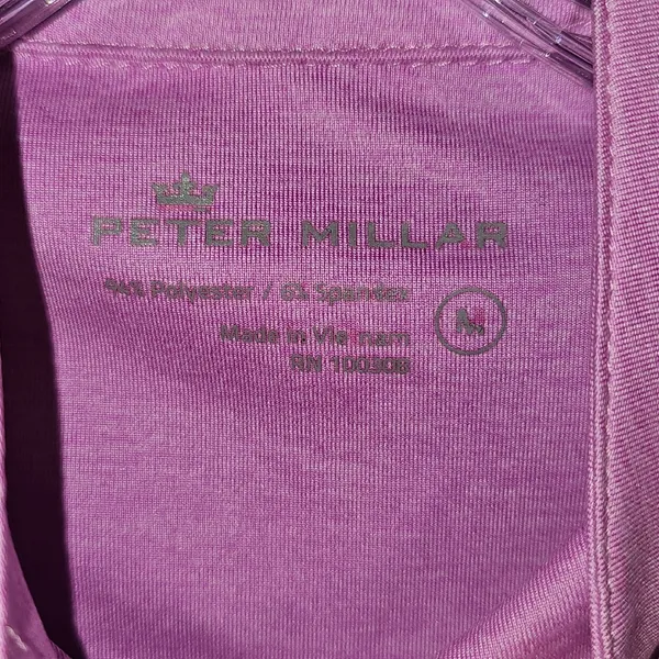 Peter Millar Womens Pink‎ Suncomfort Long Sleeve 1/4 Zip Golf Pullover Medium - Image 4