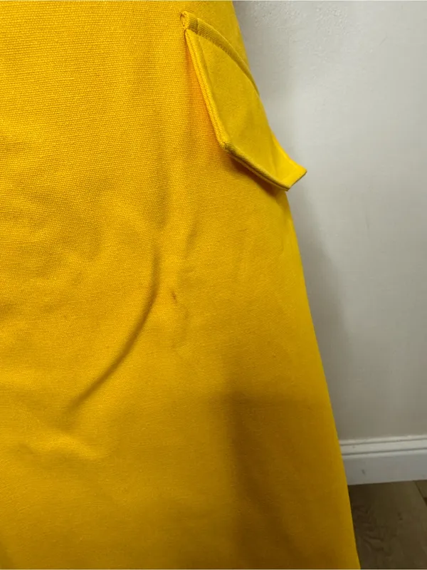 NWT Utility Yellow Mini Skirt size: large Size M - Image 5