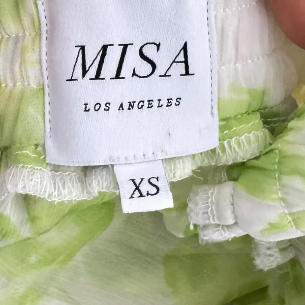 MISA Los Angeles Marion Skirt‎ Honeydew Blossom - Image 5