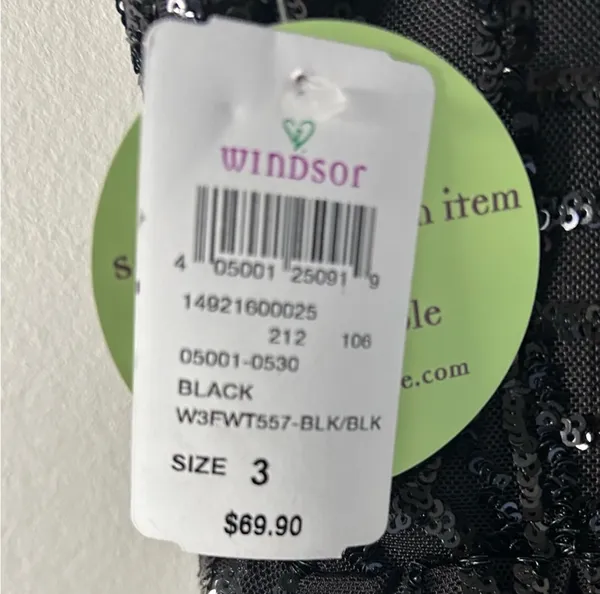 Windsor Lissie Formal Sequin Mini Dress - Image 4