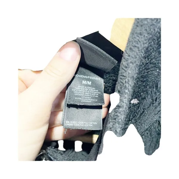 The North Face Womens Fleece Jacket Black Full Zip Pockets Mock Neck‎ M - Image 5