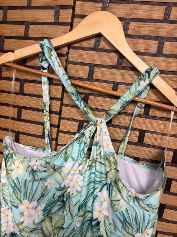 Bal harbour mint floral swim dress size 18 - Image 3