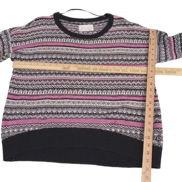 Coincedence and Chance Anthropologie Women's Large Geometric‎ Print Sweater - Image 5