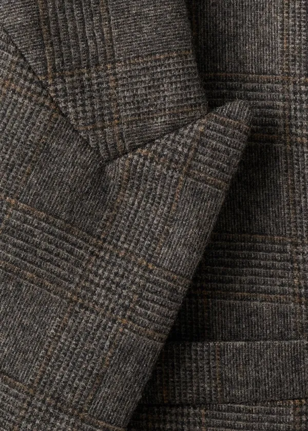 NWT Mango Micro Houndstooth Wool Blazer - Image 4