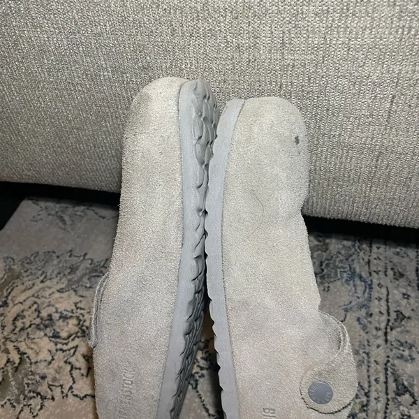 Birkenstock Boston Soft Stone Coin Suede - Image 11