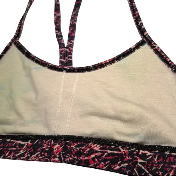 Lululemon Flow Y Bra IV Mini Ripple Boom Juice Multi / White - Image 11