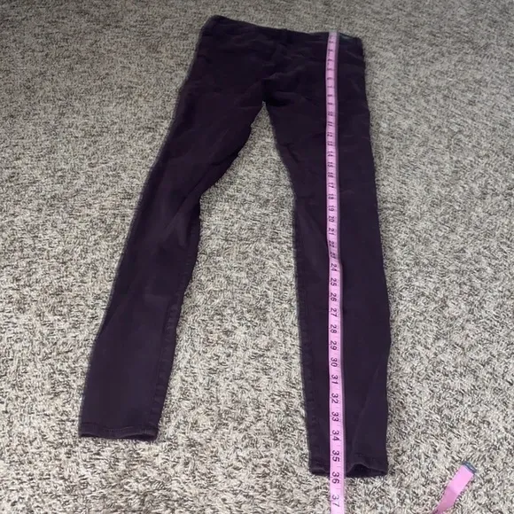 5/$30 🎈 American eagle outfitters women’s burgundy jeggings size 00 - Image 5