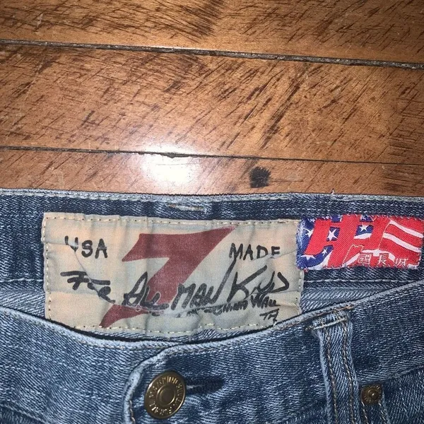 7 for All Mankind Great Wall of China distressed 27 jeans - Image 2