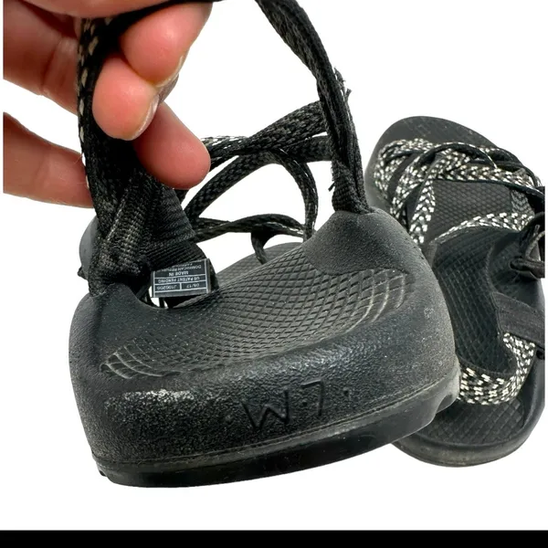 Chaco ZX/2 Dual Strap Classic Black/White Sandal Size 7 - Image 4