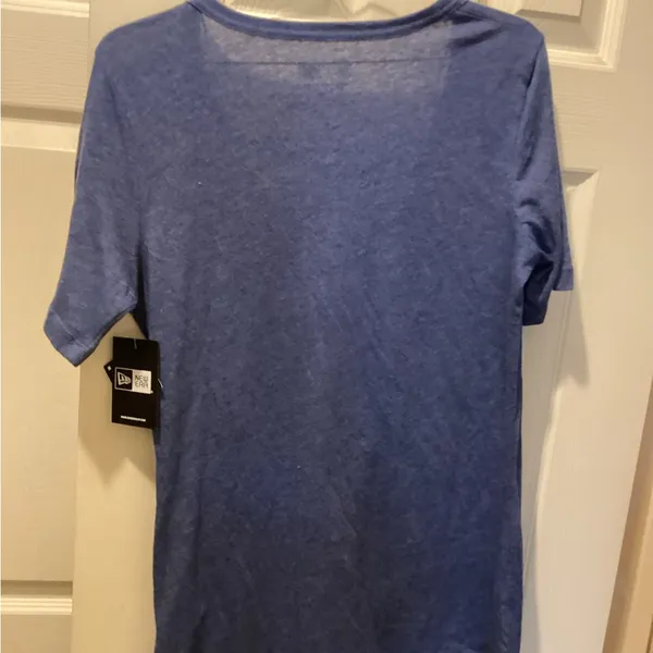 New Era Blue Graphic Tee Size M - Image 3