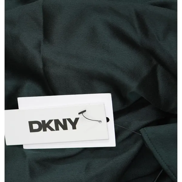 DKNY Womens Faux-Wrap Puff-Sleeve V-Neck Dress DD4HTC02 Pine Green 10 - Image 3