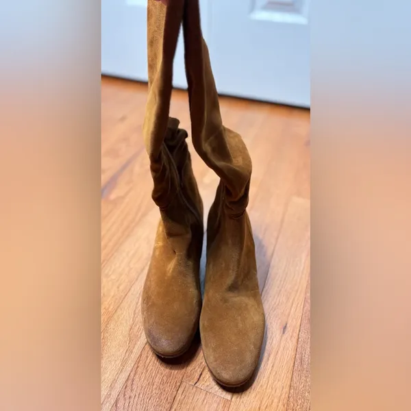 Antelope NO 7 Tan Suede Boots Size 37 US 6 New‎ Without Box - Image 6