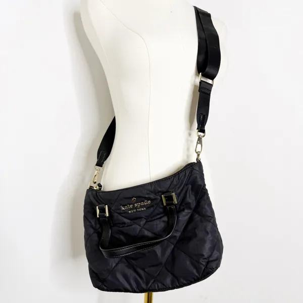 Kate Spade New York Watson Lane Quilted Lucie Crossbody Black - Image 2