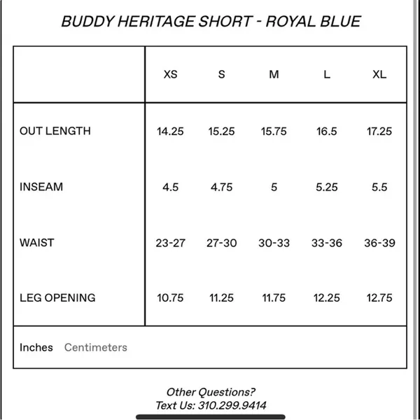 Madhappy Buddy Heritage Shorts‎ Cotton Embroidered Royal Blue M GUC - Image 10