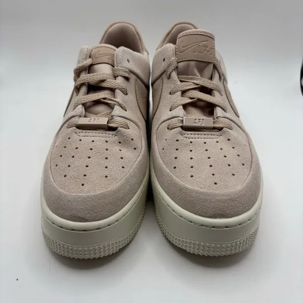 Nike Air‎ Force 1 Sage Low AR5339-201 Sneakers Womens Sz 10 Beige Platform Shoes - Image 2