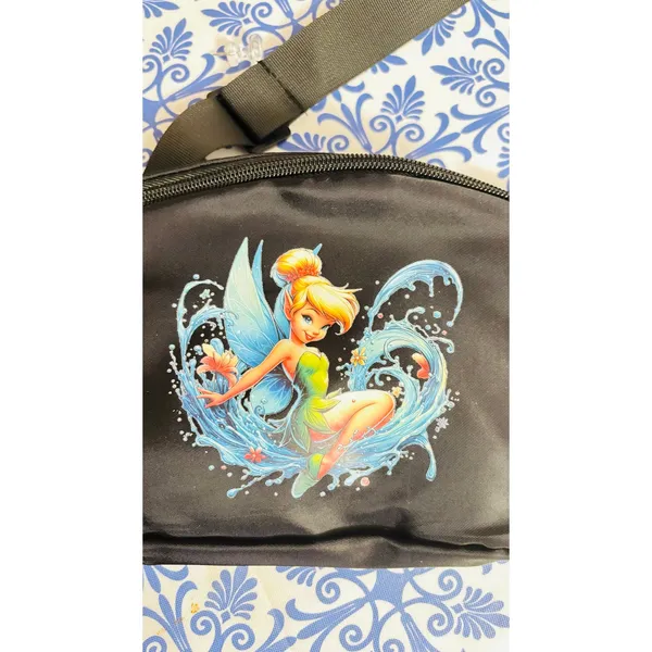 Adorable Tinkerbell fairy inspired fanny pack waist belt pouch bag purse - Image 4