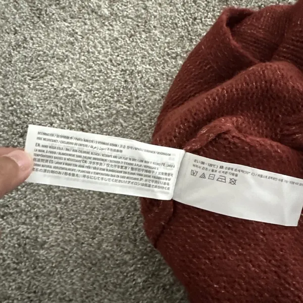 Abercrombie & Fitch Open-Front Cardigan Sweater - Rust Brown - Image 9
