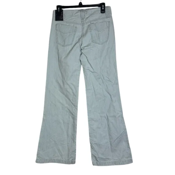 GAP 1969 Boyfriend Flare Low Rise Light Blue Denim Japanese Jeans sz Junior 1 - Image 2