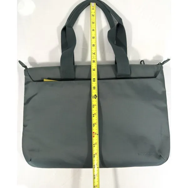 Tucano Work Out 3 Gray 15.6 Laptop Tote Bag Padded Case Yellow Interior WO3 - Image 8